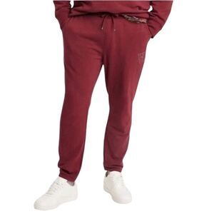 Houston White Burgundy Joggers, Size M, NWT